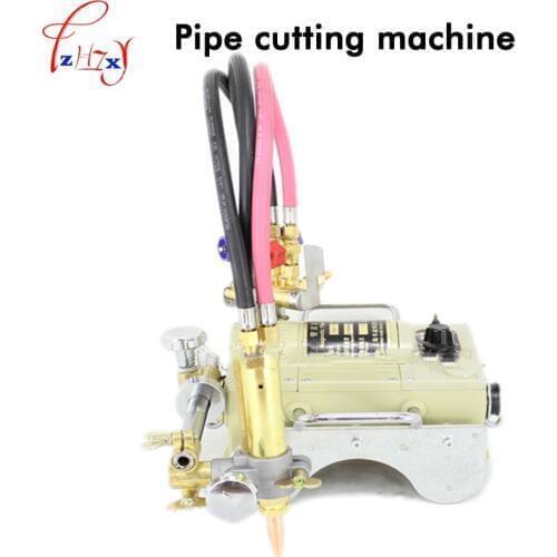 220V 1PC Semi-automatic flame pipe cutting machine electric magnetic tube cutting machine magnetic pipe cutting maachine