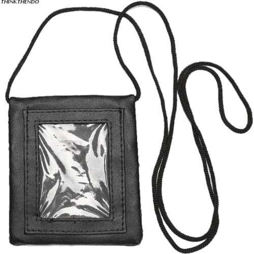 Durable Sheepskin Crossbodies Passport Bag Anti-Theft Women Men Travel Shoulder Bag Satchel Bag Hold Passport Credit