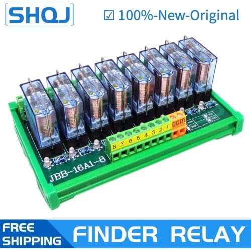 FINDER RELAY Module 4/8/16 way Switch PNP NPN PLC Amplifier Power Amplifier 16A 40.61 PLC amplifier board PNP / NPN universal