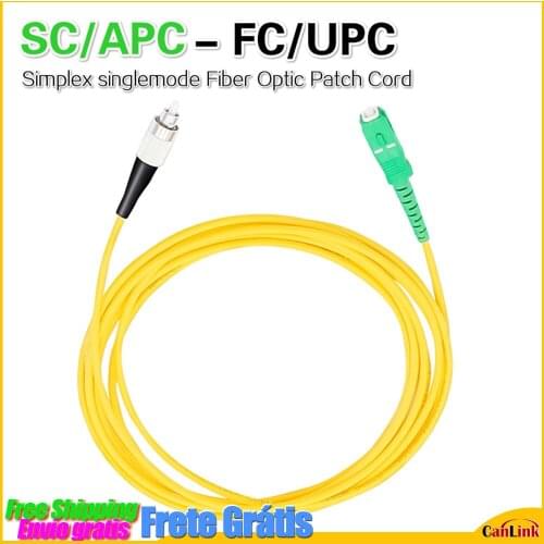 SC/APC -FC/UPC 10PCS/bag Simplex singlemode LSZH Fiber Optic Patch Cord For CATV Network fiber optic jumper cable
