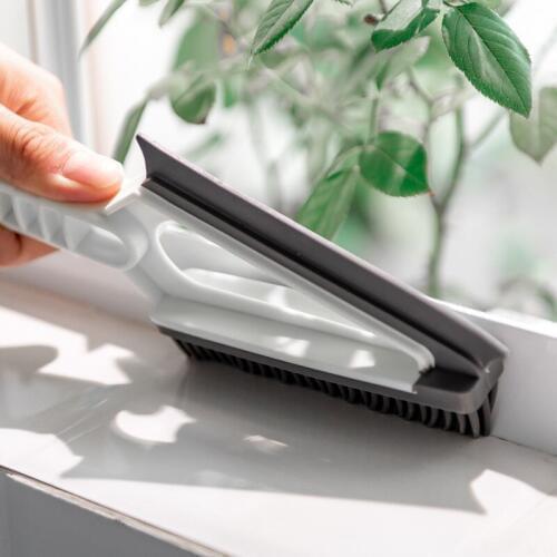 Two-in-one Window Cleaner Kitchen Glass Gap Double Head Cleaning Brush Household Window Glass Wiper Window Cleaning Tool