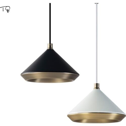 Nordic Individual Minimalist Cone-shape Led Pendant Lights Modern Kitchen Light Fixture Art Decor Restaurant Dining Room Bedroom