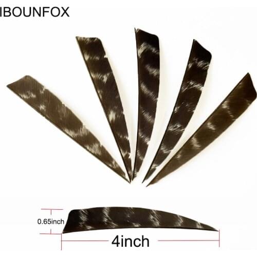 4/5 inch Turkey Feather Fletching 50pcs Archery Hunting Arrow Feathers Natural Color Shield Cut Carbon Wooden Arrow Vanes