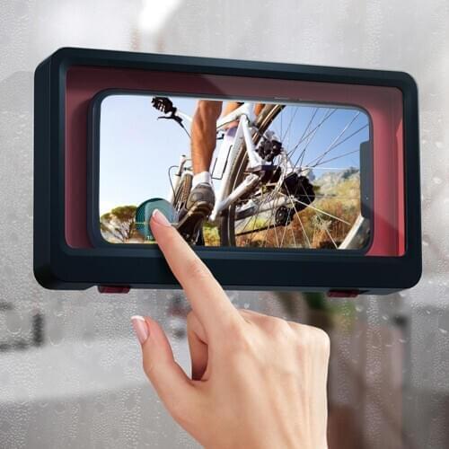 Waterproof Wall Mounted Phone Case Bathroom Shelves Storage Kitchen Bathroom Shelf Bathroom Accessories