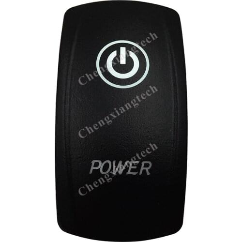 DC12V 24V Marine Grade POWER Rocker Switch White Led lamp 3 Pin ON/OFF SPST Waterproof IP66