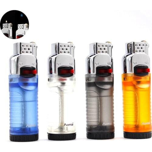 Jobon Halloween Funny Lighter Ghost Blue Flame Butane Gas Metal Grinding Wheel Flint Lighters Creative Perfume Bottle Shape