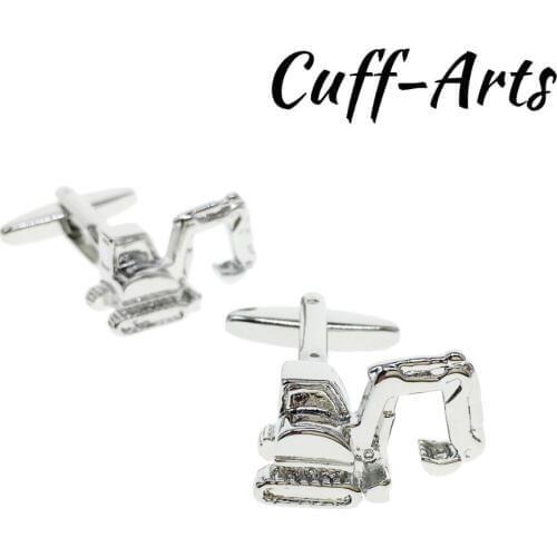 Cufflinks for Men Excavator Digger Cufflinks Mens Cuff Jewelry Mens Gifts Vintage Cufflinks Gemelos by Cuffarts C10361