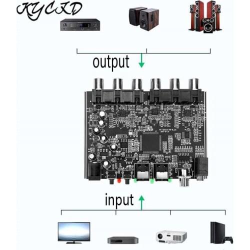 5.1 Channel DAC Decoder Module DTS AC-3 PCM RCA Digital Optical Coaxial to Analog Audio Decoding Board HiFi Stereo Home Theater