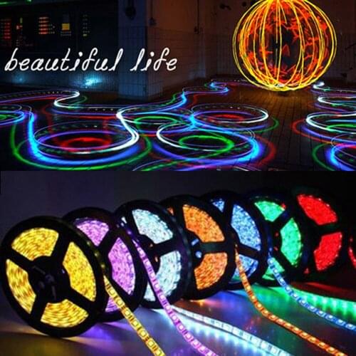 5M Led Strip 2835 SMD 120Leds/M Waterproof Flexible Led Tape 12v Decoration Ribbon Led Lights Stripe White/Warm/Blue/Red/Green