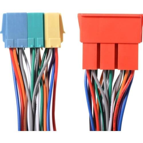 8-Pins 20-Pins Mini ISO Harness Cable Adapter for VW Audi A2/ A3/ A4/ A6/ TT Car Accessories