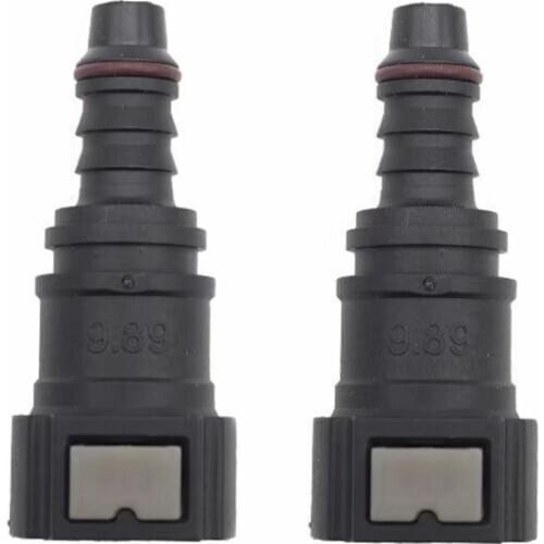 9.89 ID8 Curved Fuel Line Quick Connector, Urea Tube Fastener Pipe Fittings Gas Filter Fitting