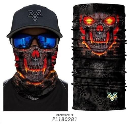 Skull Bandana Ciclismo Cycling Balaclava Scarfs Windproof Hunting Neck Warmer Headband Men Fishing Camo Face Mask Neck Outdoor