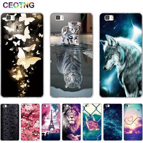 Case For Huawei P8 LITE P8lite 5.0 inch Back Soft Silicon Cover For Huawei ALE-L21 Phone Cases For Huawei Ascend P8 Lite Shells