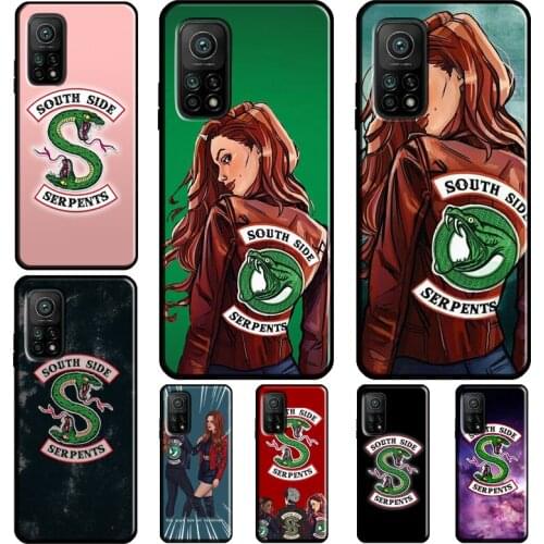 Riverdale TV South Side Serpents Case For POCO X3 Pro F3 F2 F1 M3 Cover For Xiaomi Mi 11 Note 10 Lite Mi 10T Pro 11 Ultra