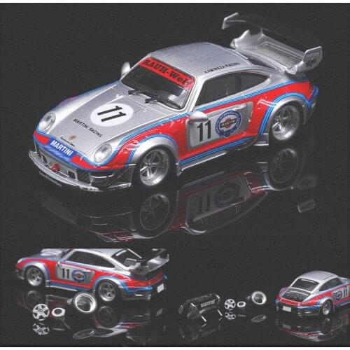 CM Model 1:64 RWB993 Martini Limited Edition Wide-body Modified Simulation Model Car
