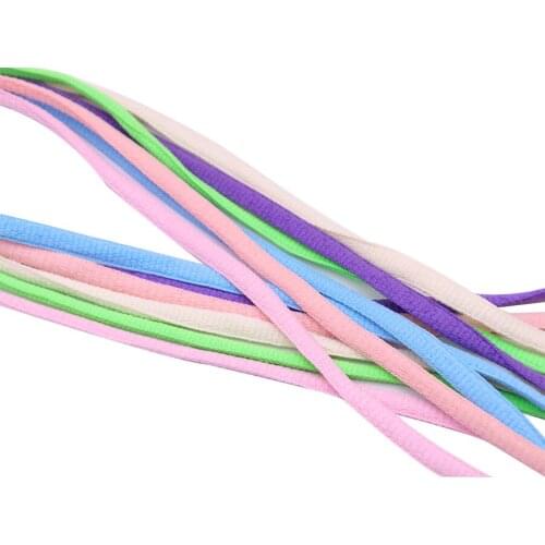 Coolstring 0.6 cm 1 Pair Men Women Sneaker 2020 Multi-colors Oblate Oval Type Shoelaces Sport Shoes Laces Kid Adult Unisex Ropes