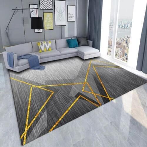 Geometric Printed Carpet Rug for Living Room Washable Bedroom Large Area Rugs Modern Printing Floor Carpet for Parlor Mat Home