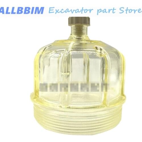 For Sumitomo Excavator SH200 130 210 240 360 330-5 A5 Filter Diesel Filter Element Oil-Water Separator Cup Water Cup Shell
