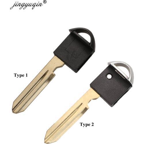 Jingyuqin Uncut Emergency Valet Insert Car Key Blade For Nissan Infiniti Alitma Armada Cube EX35 M35 M45 2006-2011 Replacement