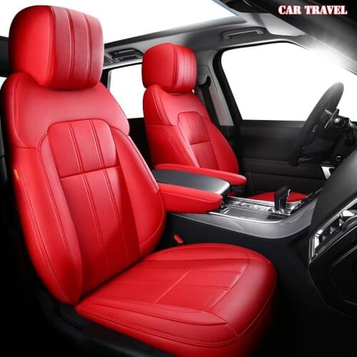 CAR TRAVEL custom leather car seat cover For LandRover all models Range Rover Freelander discovery evoque auto accessories