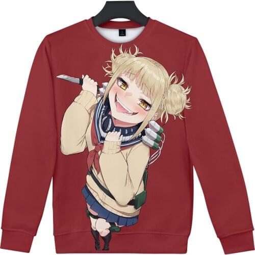 3D My Hero Academic Printed O-Neck Sweatshirts Women/Men casual Streetwear Sweatshirts 2019 Casual Trendy cool Clothes max 4XL