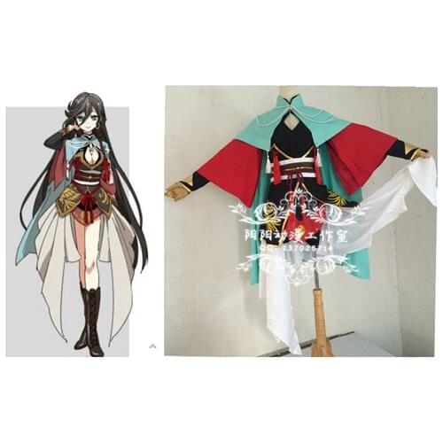 Newest! Touken Ranbu Online Izuminokami Kanesada Suit female cosplay Costume ,Perfect custom for you! 11
