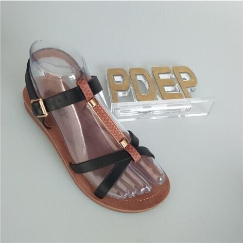 PDEP Pomotional Style 2021 Summer Women Flat Slippers SOft Sole Casual Shoes Ladies Platform Sandals