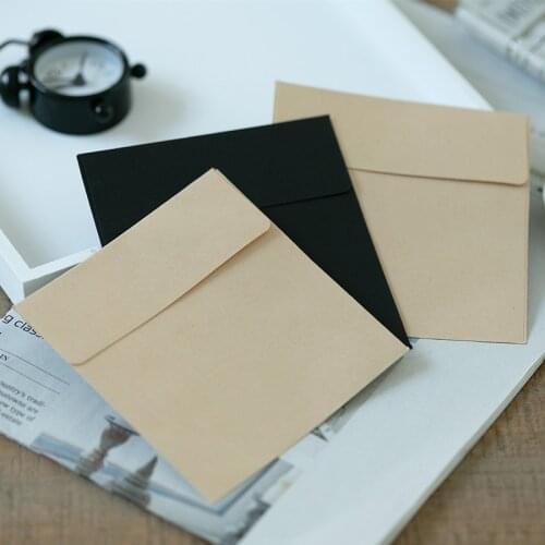 Planner Time Black Envelopes
