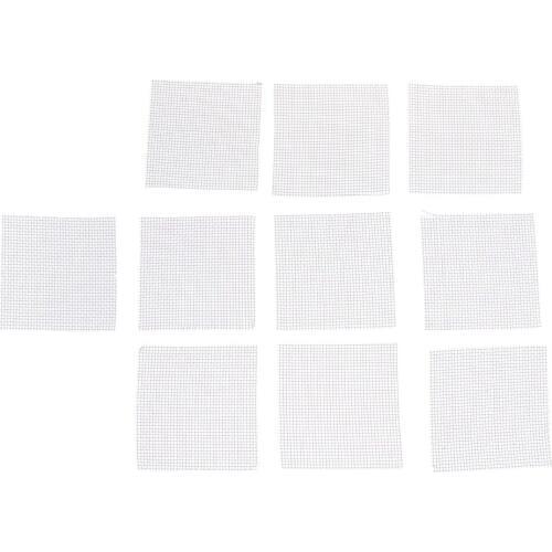 10 Pcs Aquarium Fish Tank Stainless Steel Wire Mesh Pad Plants Moss 8x8cm
