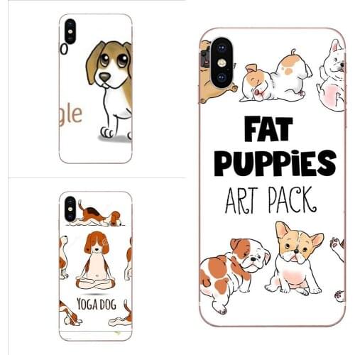 For Huawei Mate 30 Pro Lite 20s NOVA 6 SE 5 P40 p30 lite Honor V30 20 Pro Clear Soft Shell Funny Cute Cartoon Beagle Dogs