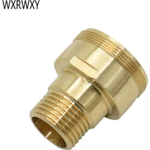 Garden tap male M32 to 1/2" brass Connector Reducing threaded connector Shower head adapter copper Repair joints 1pcs