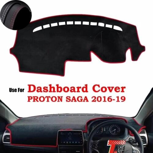 TAIJS Factory Casual Classic Leather Car Dashboard Cover For PERODUA SAGA 2016 2017 2018 2019 Right hand drive