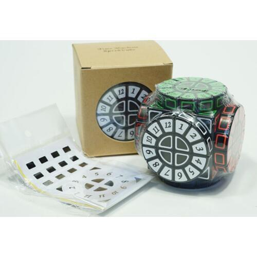 Time Machine Cube Black Base With Stickers Puzzle Cube Speed Magic Cube Educational Toy Special Toys