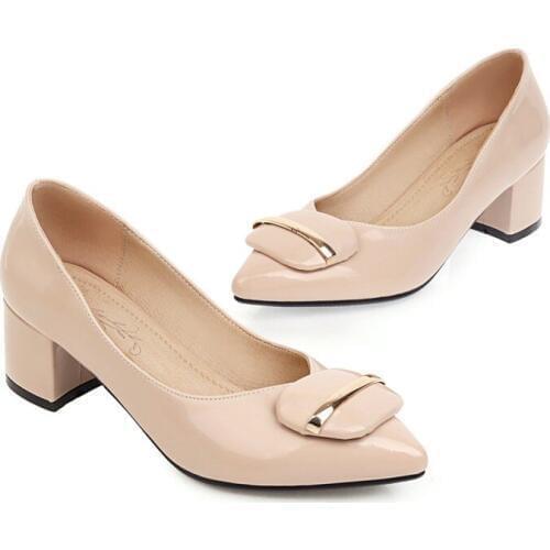 Big SizePointed decorative single shoes ladies high heels women shoes woman pumps