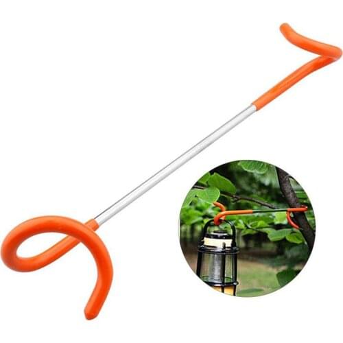 Outdoor Camping Tent Accessories Multifunctional S Spiral Metal Two-Way Camping Tent Light Hook Camping Light Hook