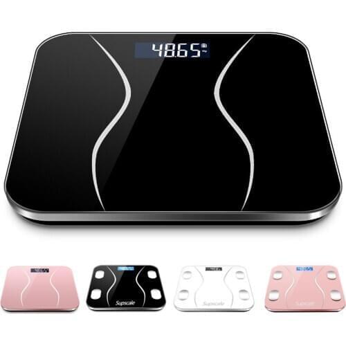 Bathroom Floor Body Fat Scale Glass Smart Household Electronic Digital Weight Balance Bariatric BMI LCD Display 180KG/50G
