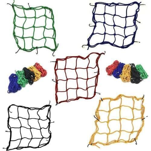 Universal Motorcyclist Equipment Fuel Tank Net Cover Helmet Net Cover Net Bag Luggage Net Fuel Tank Net Rope Bandage Elastic