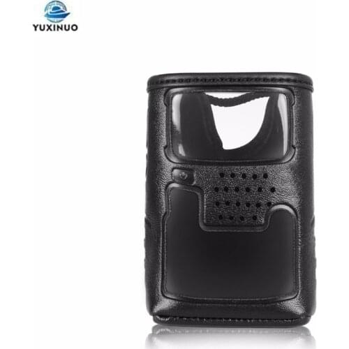 Yaesu VX-7R Soft Leather Case Walkie Talkie Protective Cover Bag for Yaesu VX-6R VX6R VX-7R VX7R VX-6E VX6E Handheld Radio