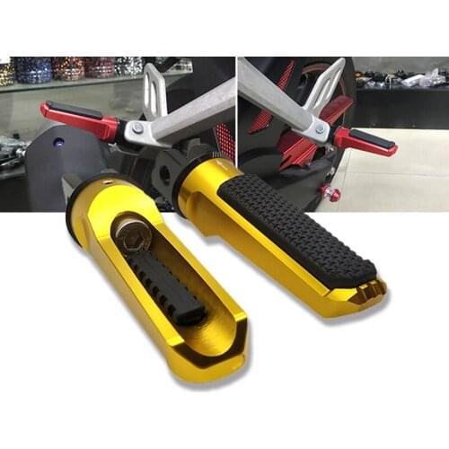 Motorcycle Rear Foot Pegs Pedals For HONDA CBF1000 06-11 CBR650F 14-20 CBR600F 01-13 CBR250R 11-19 CBR600 03-16 CBR1000 04-16