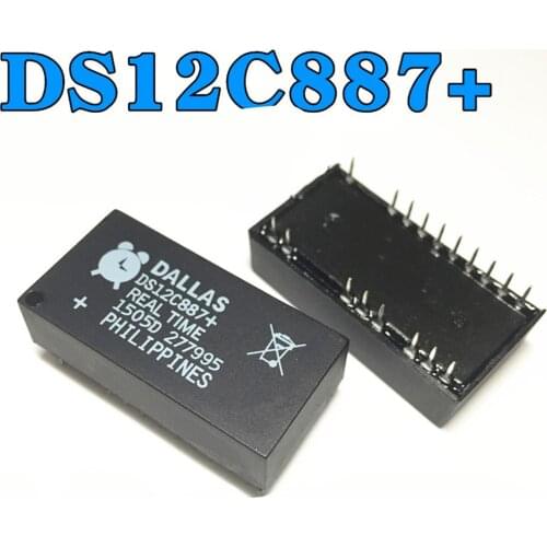 1PCS Brand New In-Line DS12C887+ DS12C887 Clock Circuit/Clock/Timing DIP-18