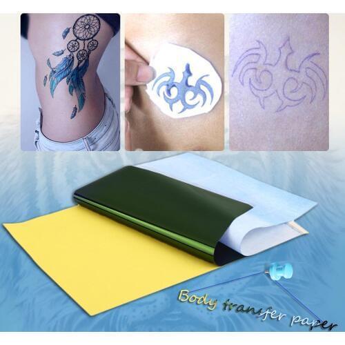 10 Sheets Tattoo Stencil Transfer Paper Thermal Tracing Copy Body Art Supply Professional tattoo stencil transfer paper rotary