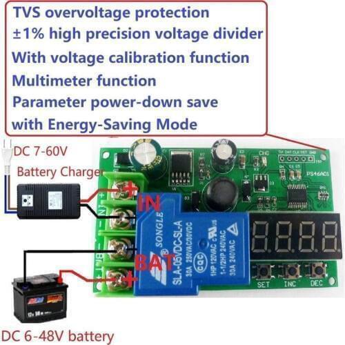 12v 24v 36v 48v Lead-acid Lithium Battery Battery Charging Protection Board car