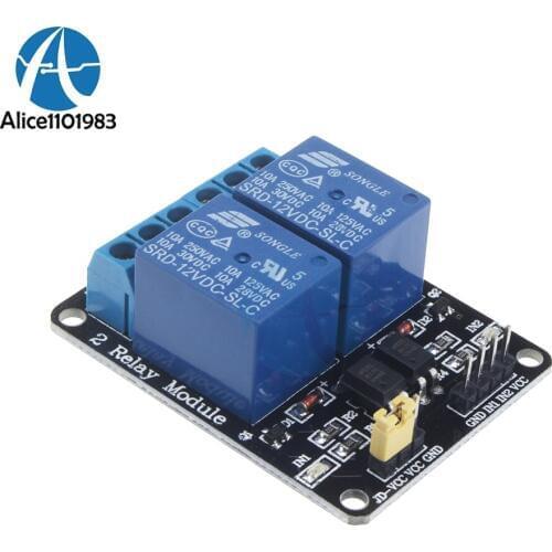 2 Channel 2CH Relay Interface Board Module 2 Way DC 24V With Optocoupler For PIC AVR DSP ARM MSP430 TTL logic For Arduino