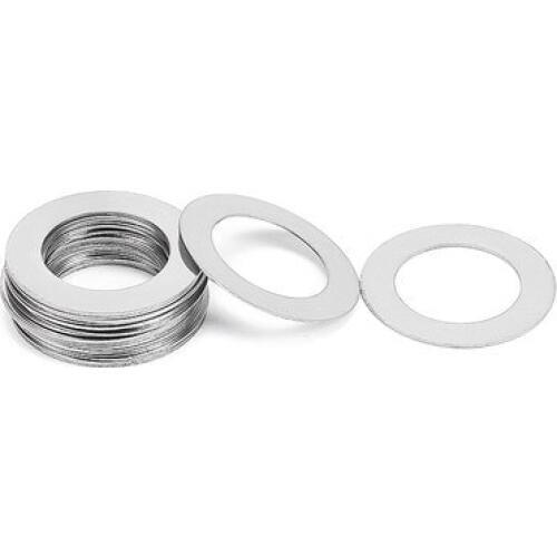 20pcs M3 ultra-thin flat washers gaskets stainless steel washer gasket 30mm-32mm outer diameter 1.2-2mm thickness
