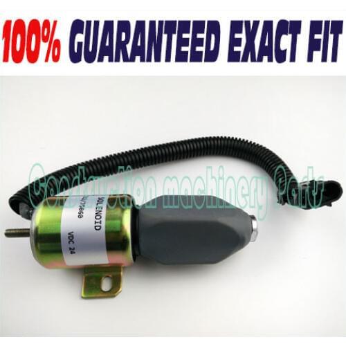 332/J5060 For JCB Fuel Shutoff Solenoid JS130 JS160 JS180 JS240 JS260 24V