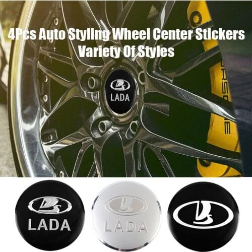4pcs Auto Styling Wheel Center Hub Cap Sticker 56mm Cover Car Accessories For Lada Vesta Granta Samara Kalina Largus Priora Xray