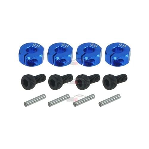4pcs Adjustable Screw Type Wheel Hexagon Adapter Thick 6mm for HSp Anti-lock problem