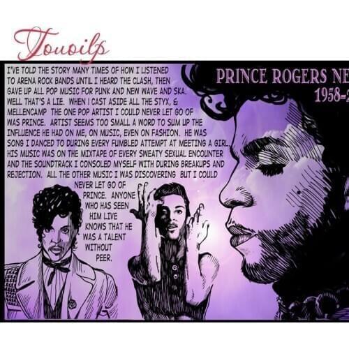 5d Prince purple rain diamond embroidery square&round drill 5d diamond painting Cross Stitch Rhinestone mosaic home decoration