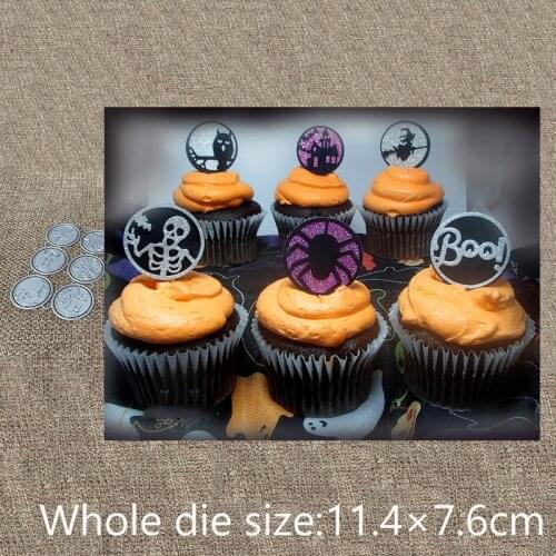 New Design Craft Metal Cutting Die die cuts 6pcs Halloween rings decoration scrapbook Album Paper Card Craft Embossing die cuts