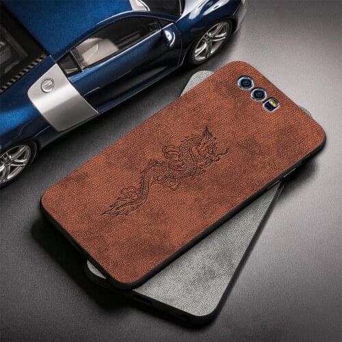 Honor 8A 8X 9X 20 10i 10 10X Lite 30 7C Case Dragon Cloth Fundas For Huawei P40 P30 Lite 20 Pro P Smart 2021 2019 2018 Z Cover